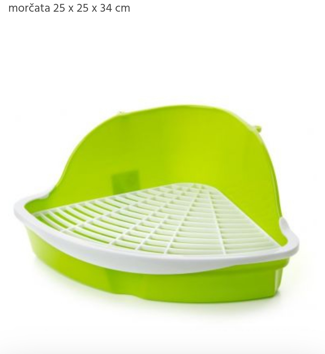 Toaleta pro králíčka rozměry 25x25x34cm 